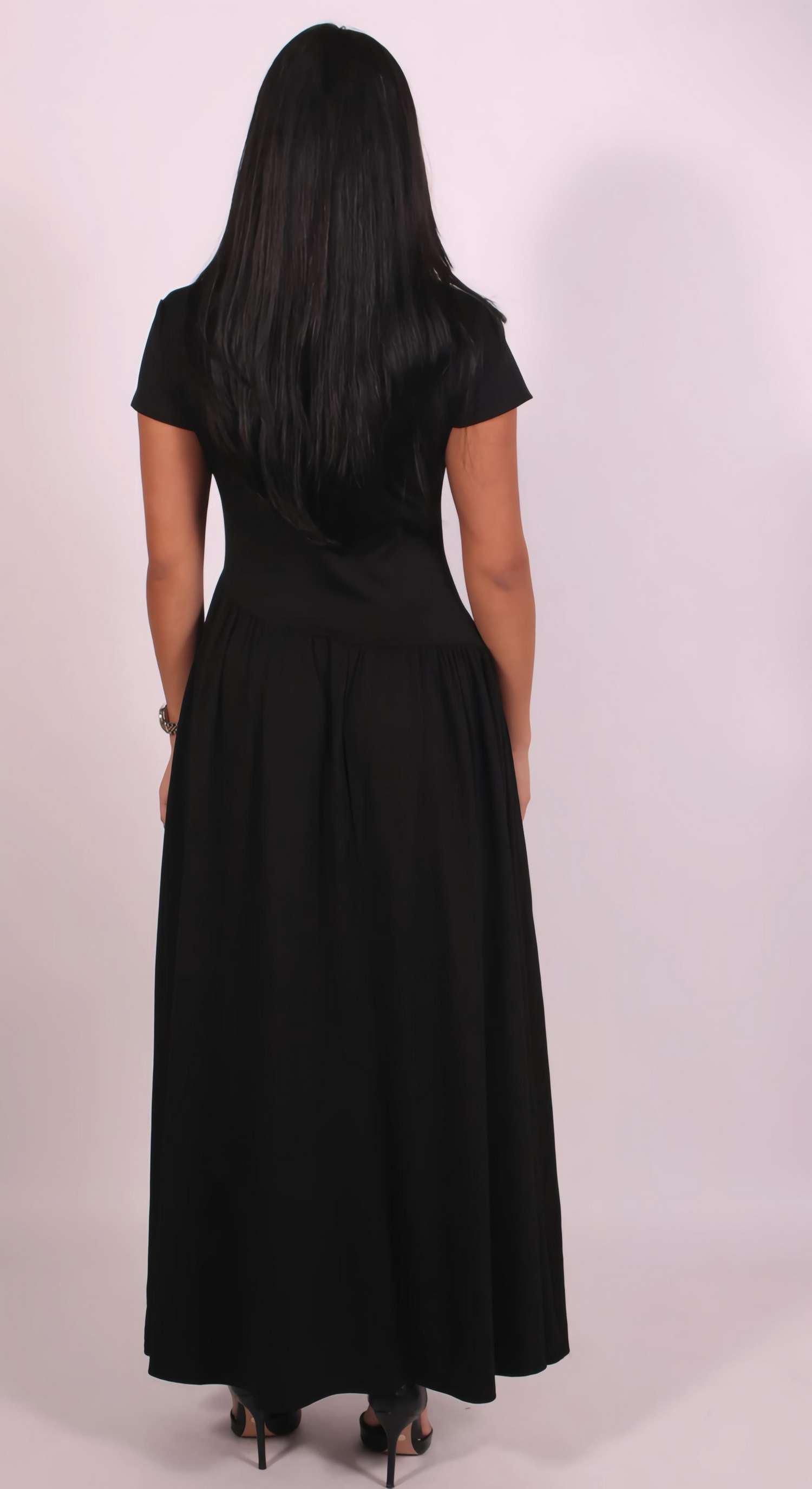 Schwarz Maxi Dress