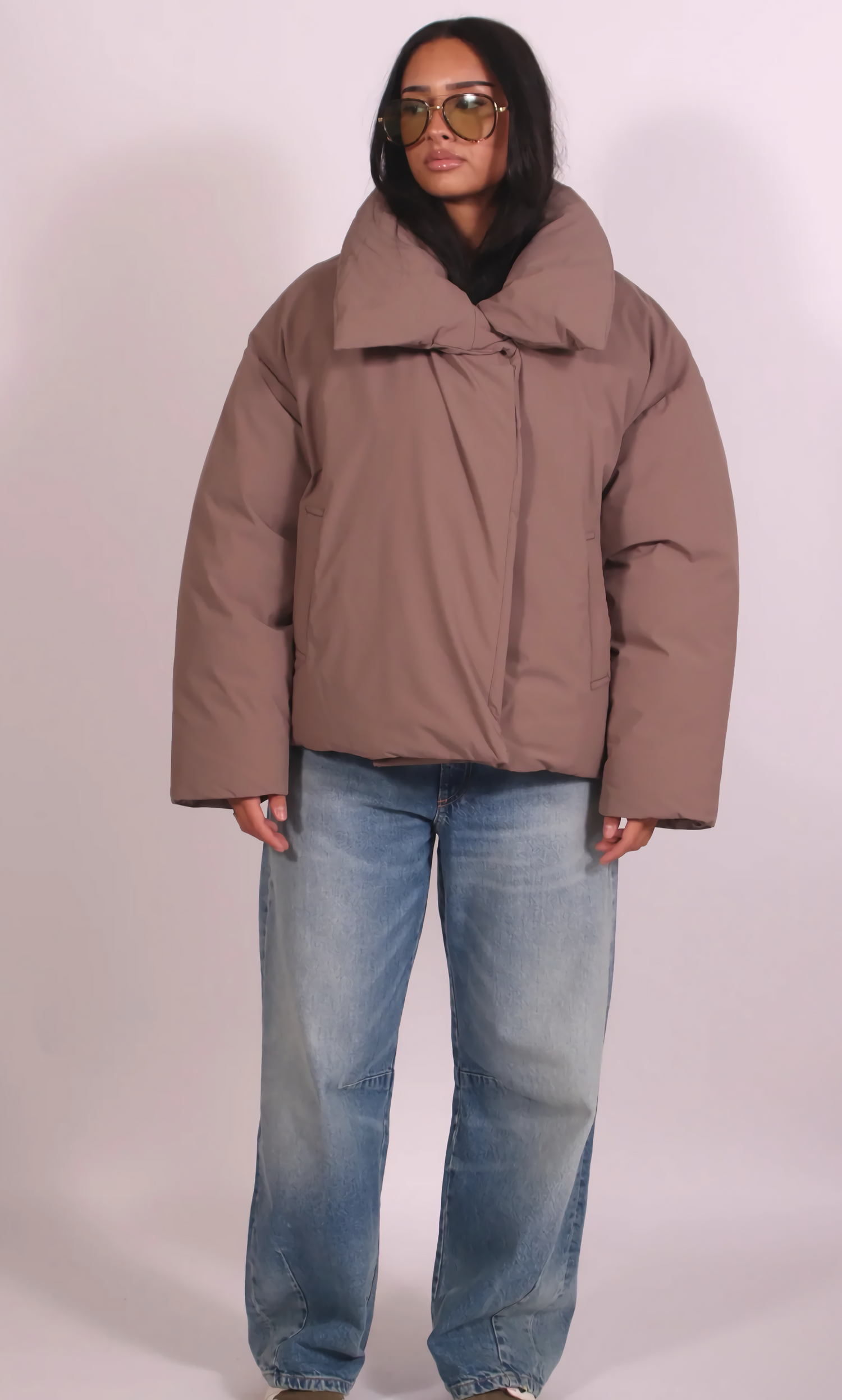 lia Puffer Taupe