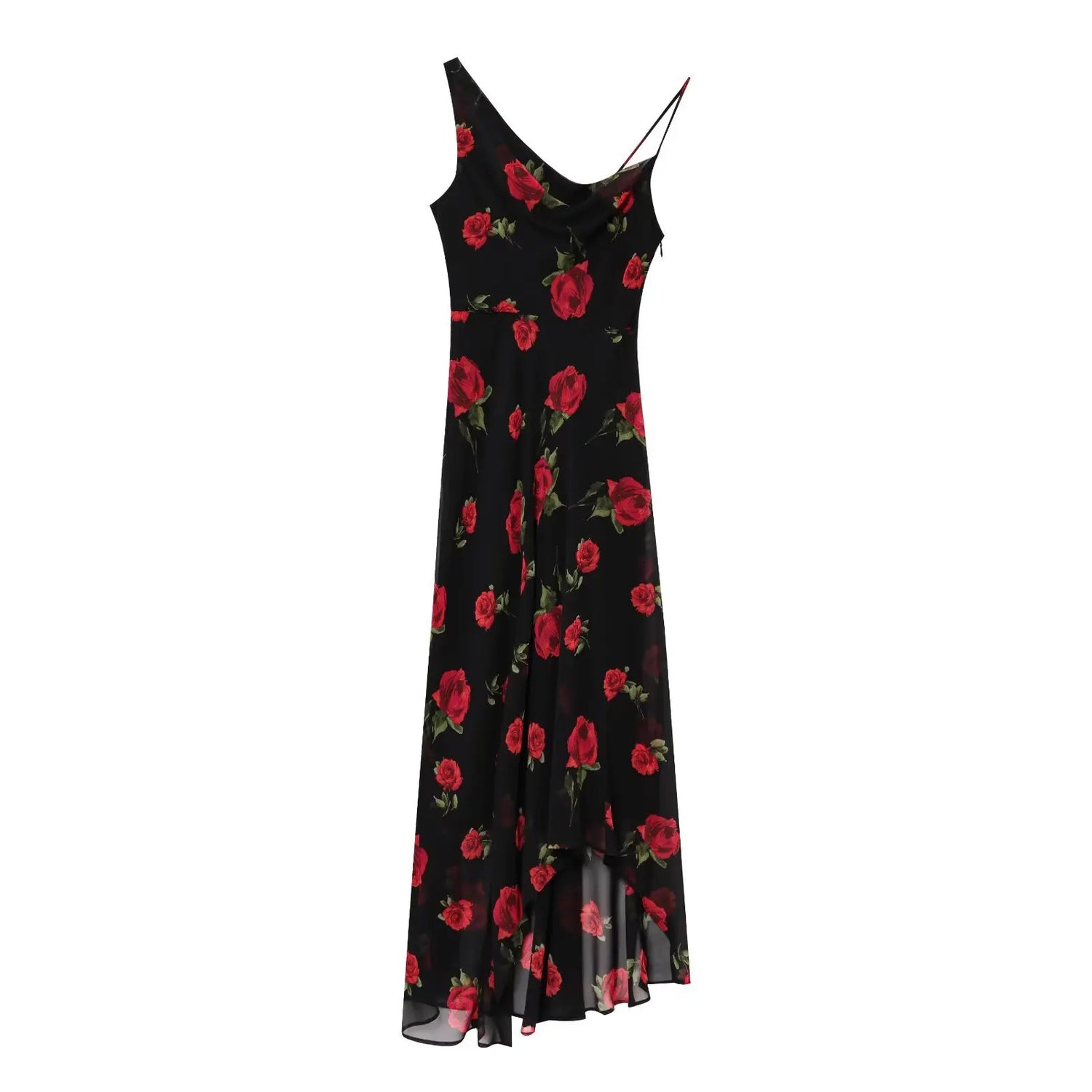 Rückenfreies Maxikleid mit Print